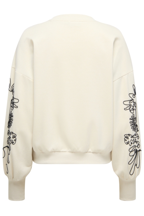 Only onlbrooke l/s o-neck detail swt noo